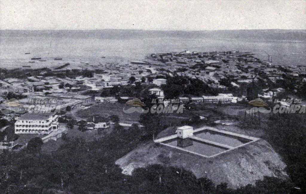 Ciudad de Panamá desde el Cerro Ancón en 1913
